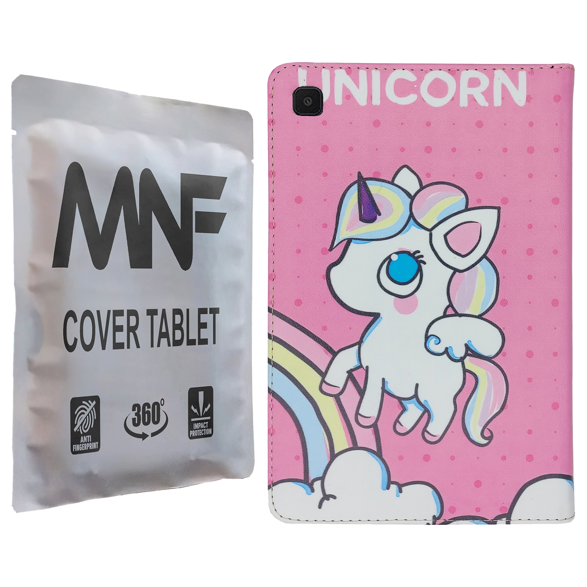 کیف کلاسوری ام ان اف طرح یونی کورن کد M-006 مناسب برای تبلت سامسونگ Galaxy Tab A7 Lite / T225