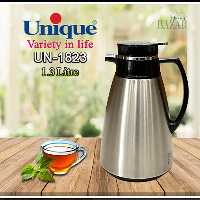 فلاسک 1/3 لیتر استیل شیشه صورتی کد 1823