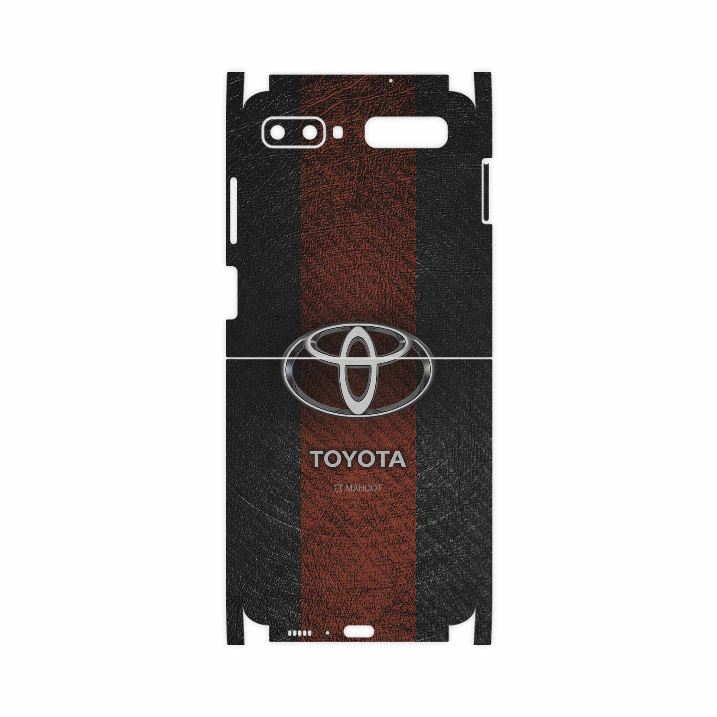 برچسب پوششی ماهوت مدل TOYOTA-Logo-FullSkin مناسب برای گوشی موبایل سامسونگ Galaxy Z Flip