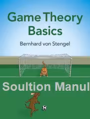 خرید و دانلود نسخه کامل کتاب [Soultion Manual] Game Theory Basics - Pdf