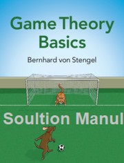 خرید و دانلود نسخه کامل کتاب [Soultion Manual] Game Theory Basics - Pdf