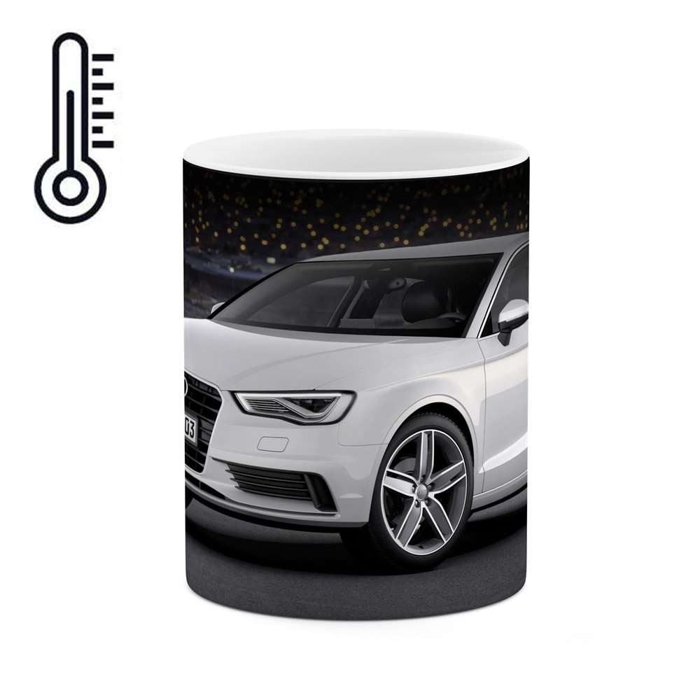 ماگ حرارتی طرح ماشین Audi A3 مدل mgph15202