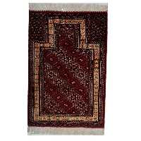  فرش دستباف یک متری مدل محراب پاییز کد1029