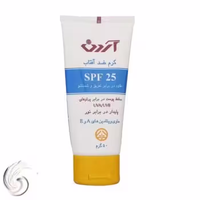 کرم ضد آفتاب بی‌رنگ آردن مدل SPF25 مناسب انواع پوست وزن 50 گرم