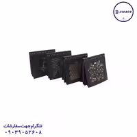 یادداشت 40 برگ مشکی 14*14   9037 کلیپس