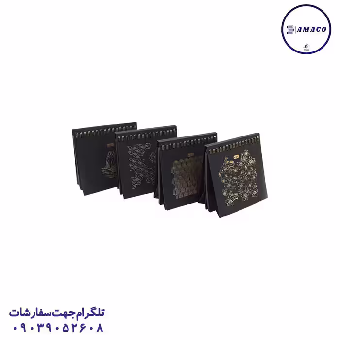 یادداشت 40 برگ مشکی 14*14   9037 کلیپس
