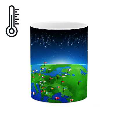 ماگ حرارتی کاکتی طرح فانتزی مدل mgh12884