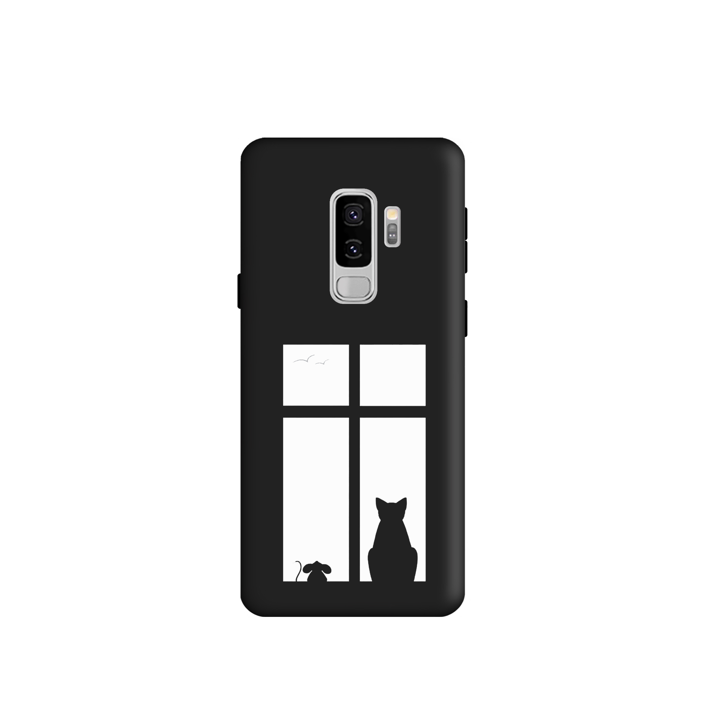 کاور طرح گربه مینیمال کد y6055 مناسب برای گوشی موبایل سامسونگ  Galaxy S9 Plus