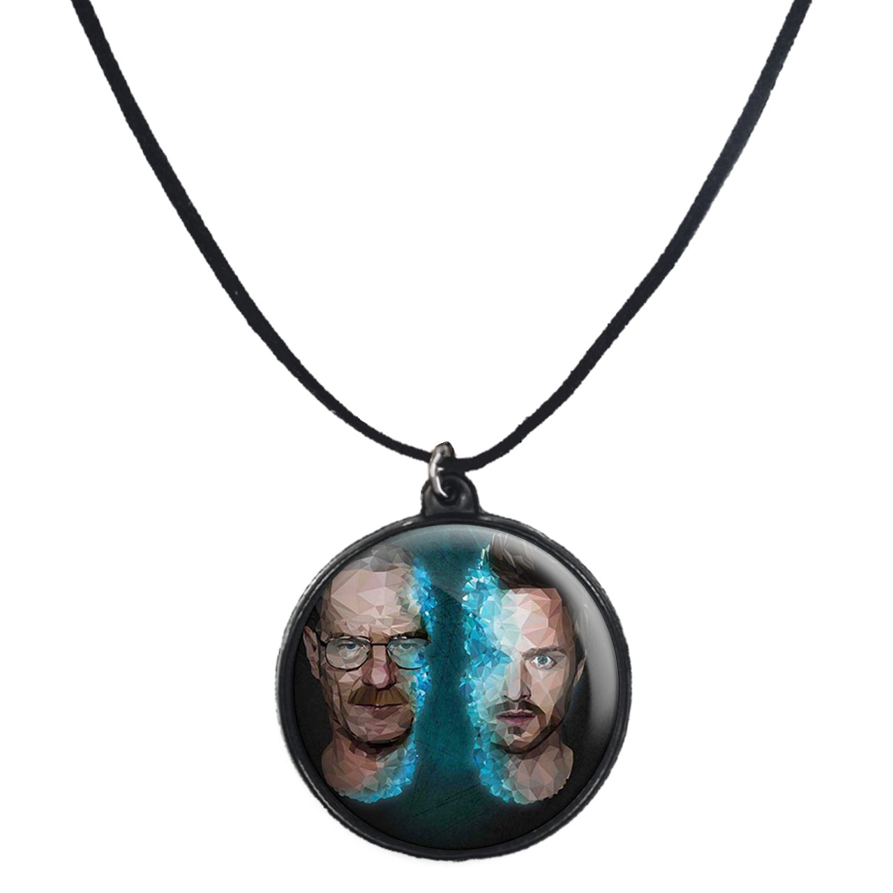 گردنبند پرمانه طرح بریکینگ بد کد pmb.7553 مدل دو طرفه