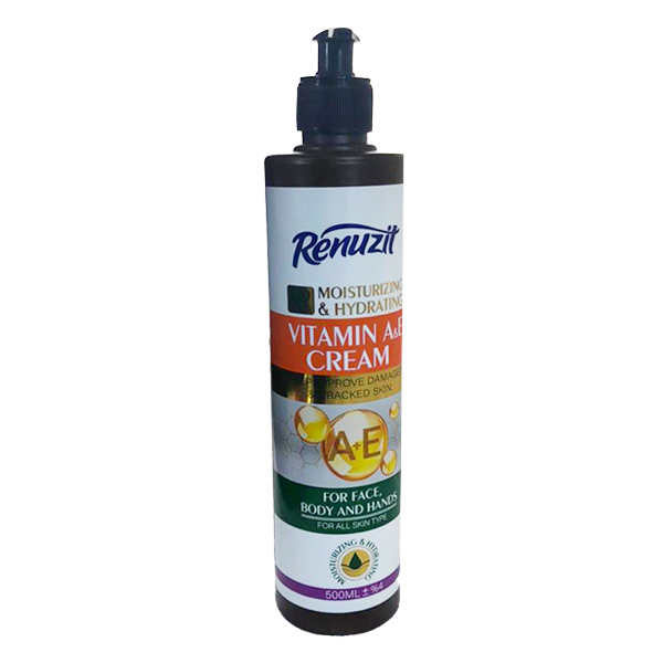 کرم آبرسان رینوزیت مدل vitamin A and E حجم 500 میلی لیتر