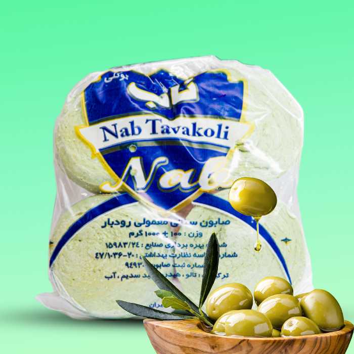 صابون شستشو ناب توکلی مدل زیتون وزن 250 گرم بسته 4 عددی
