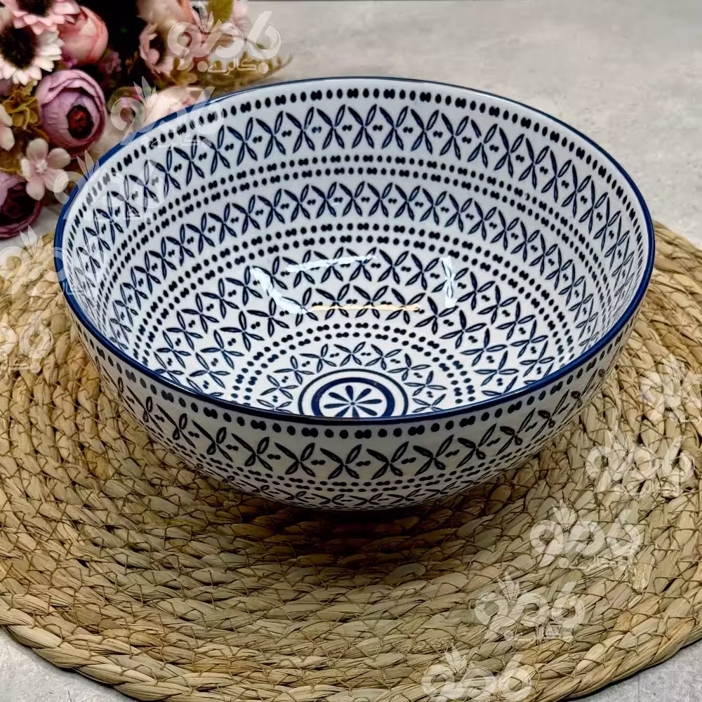 ست آبی ایکس کاسه سالاد گود 20.5سانت کد 80