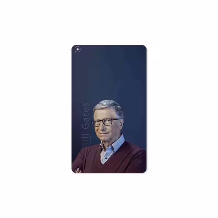 برچسب پوششی ماهوت مدل Bill Gates مناسب برای تبلت سامسونگ Galaxy Tab A 8.0 2019 T295