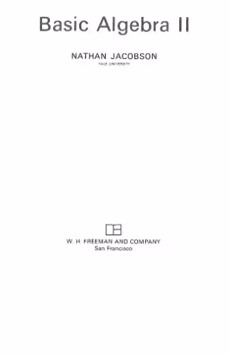 خرید و دانلود نسخه کامل کتاب Basic algebra 2