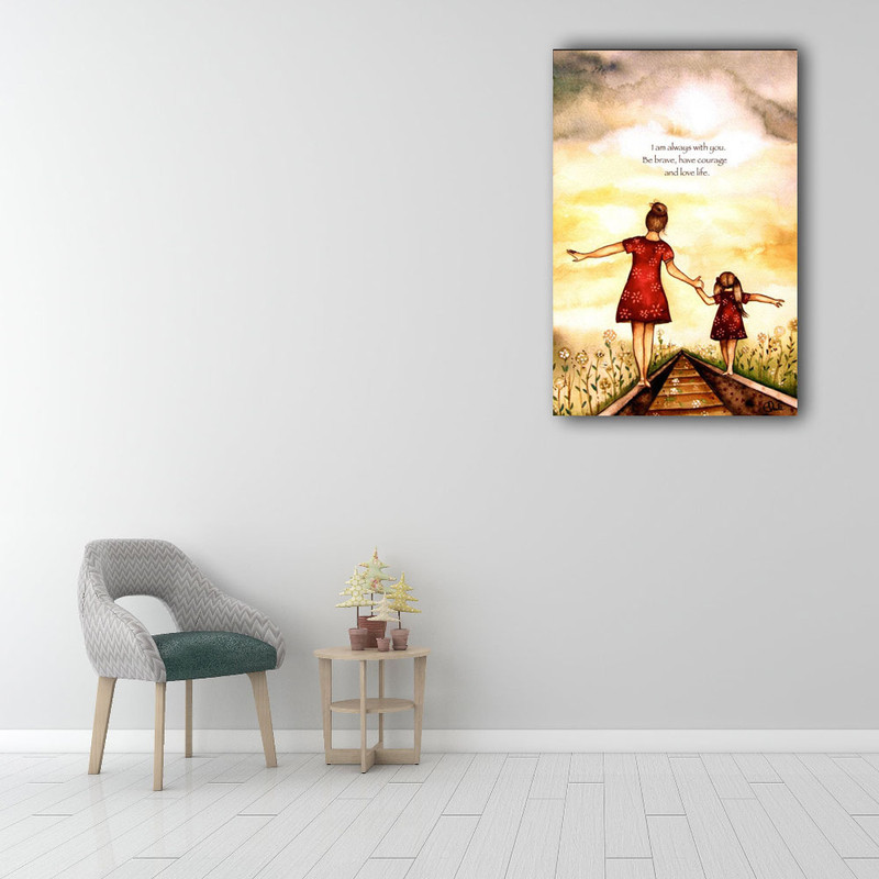 تابلو شاسی مدل روز مادر 417 | دنیای قاب