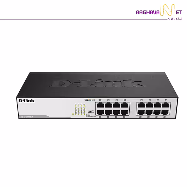 سوییچ 16 پورت دی-لینک مدل D-Link DGS-1016D | شبکه ارغوان 021-41902
