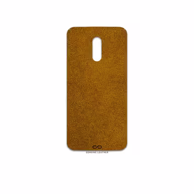برچسب پوششی ماهوت مدل Brown-Chamois-Leather مناسب برای گوشی موبایل وان پلاس 7