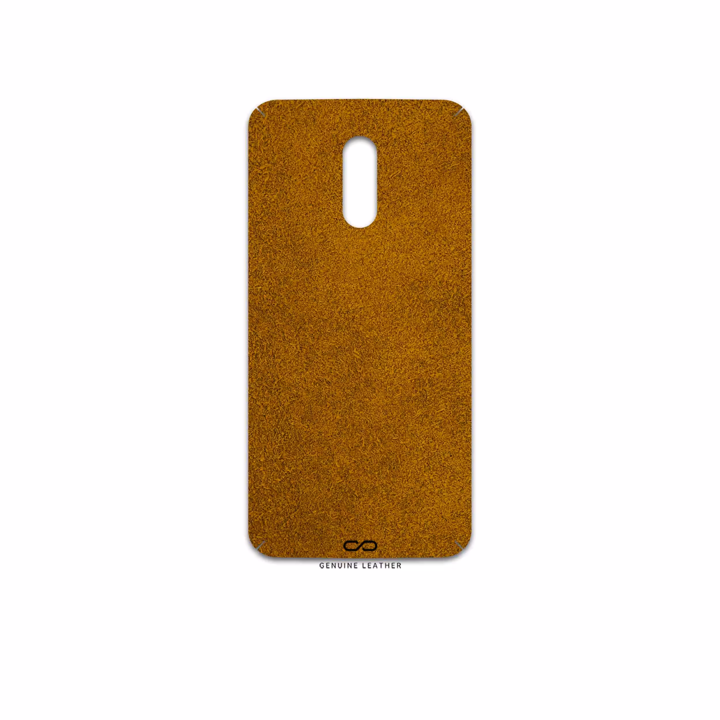 برچسب پوششی ماهوت مدل Brown-Chamois-Leather مناسب برای گوشی موبایل وان پلاس 7