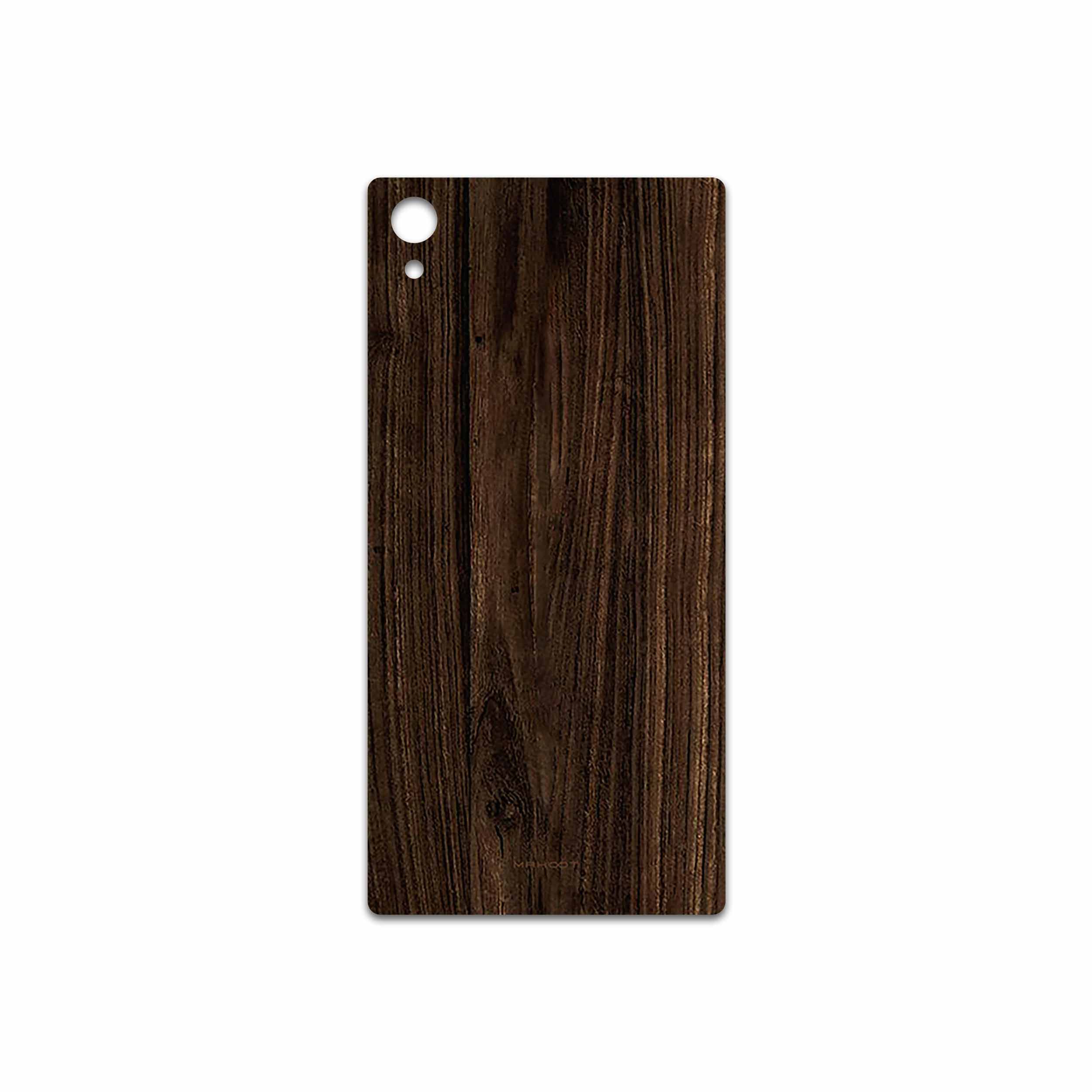 برچسب پوششی ماهوت مدل Dark Walnut Wood مناسب برای گوشی موبایل سونی Xperia Z5