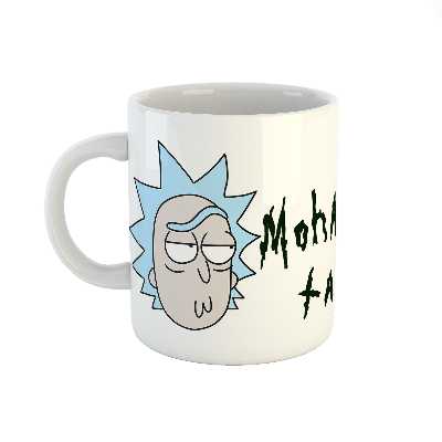 ماگ طرح اسم محمدطاها مدل rick and morty کد 967