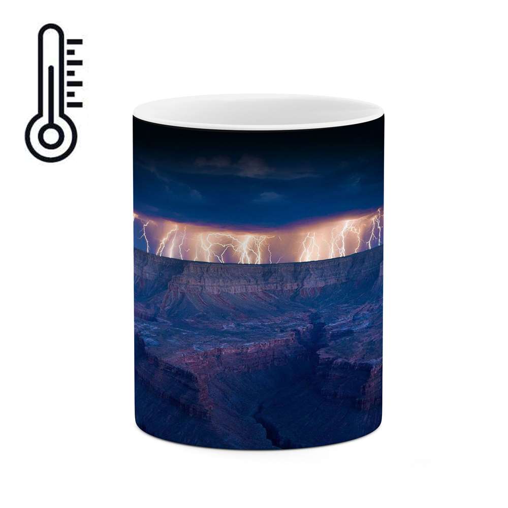 ماگ حرارتی کاکتی طرح رعد و برق مدل mgh12565