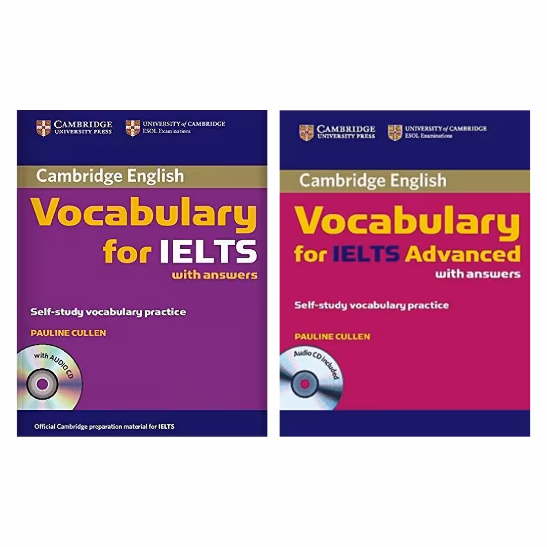 کتاب Cambridge English Vocabulary for IELTS اثر Pauline Cullen انتشارات کمبریج 2 جلدی