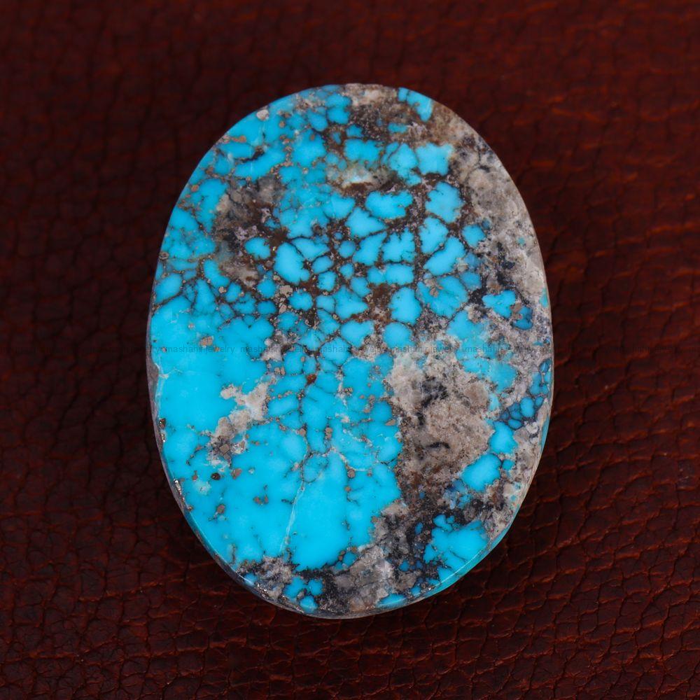 نگین فیروزه شجری کد 13377 - جواهری مشاهیر