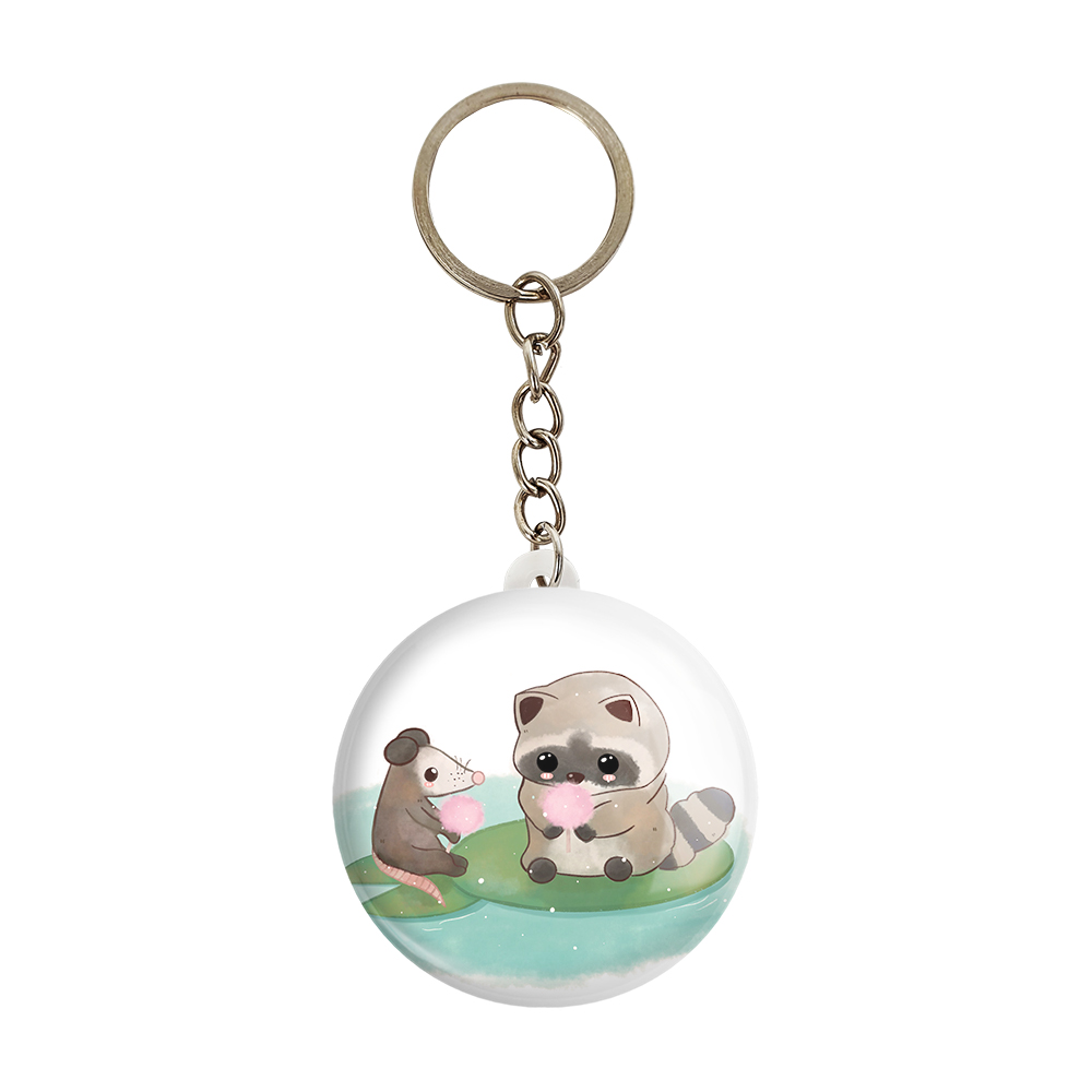 جاکلیدی خندالو مدل راکون و موش کور حیوانات بامزه کد 21064