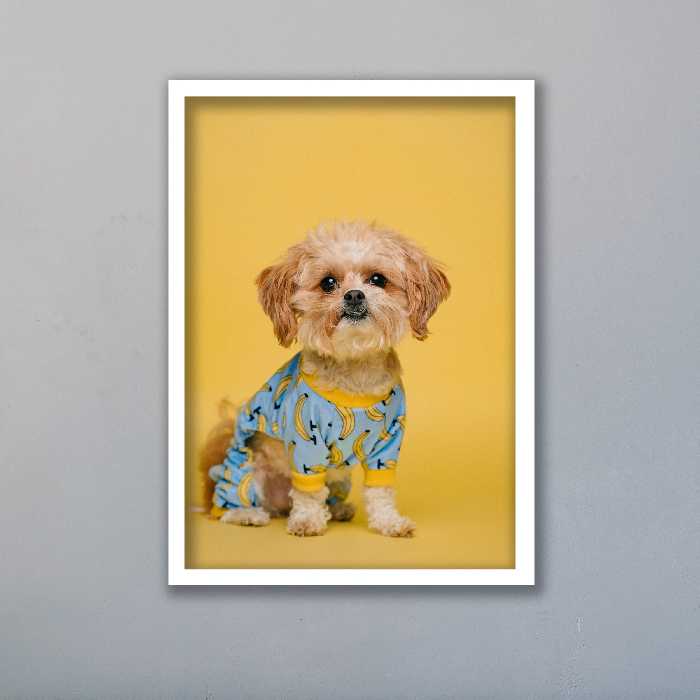 تابلو مدل فانتزی طرح سگ کد LAG10157