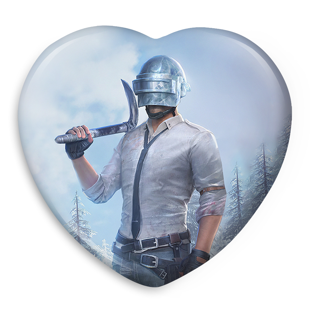 پیکسل خندالو طرح پابجی PUBG مدل قلبی کد 3779