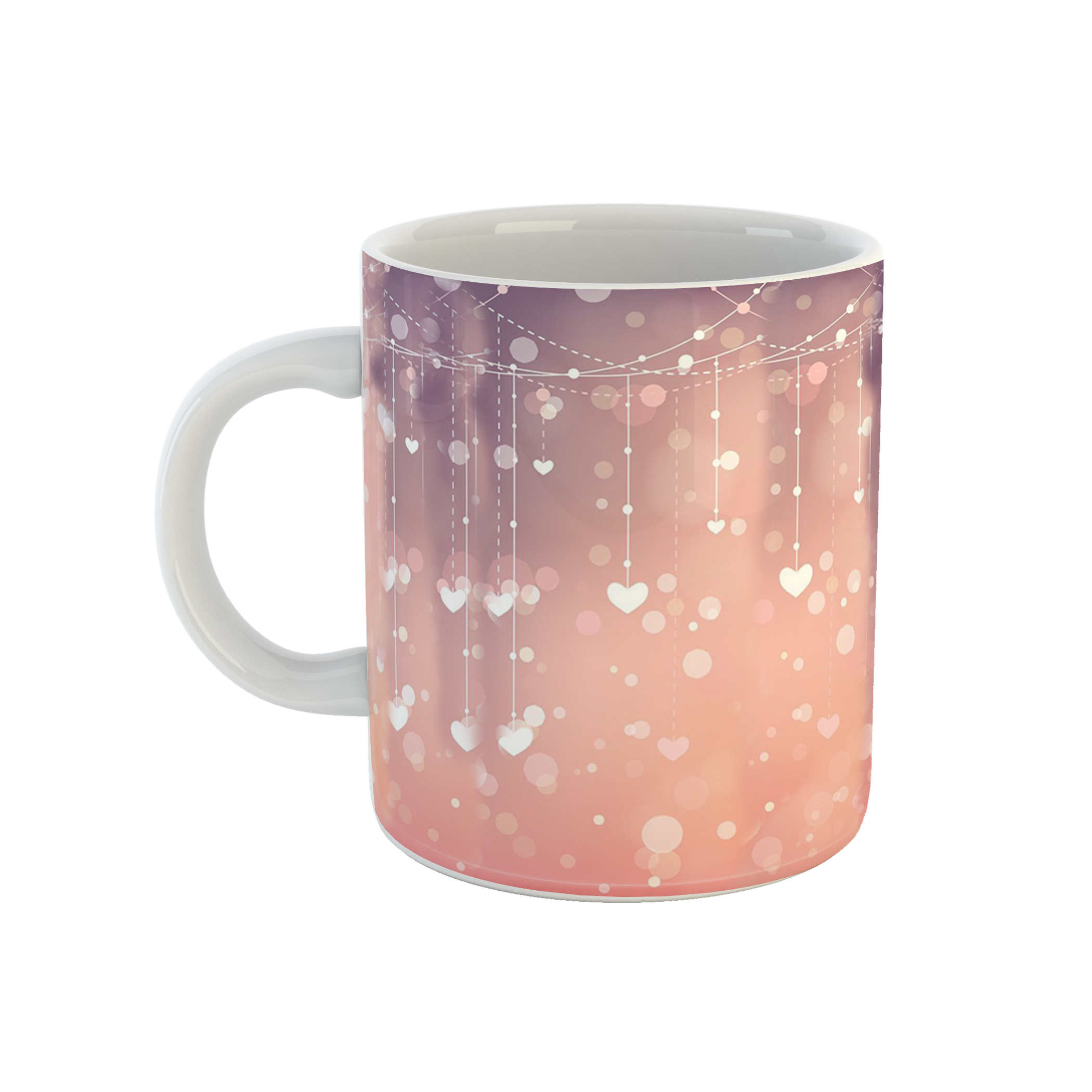 ماگ طرح قلبی