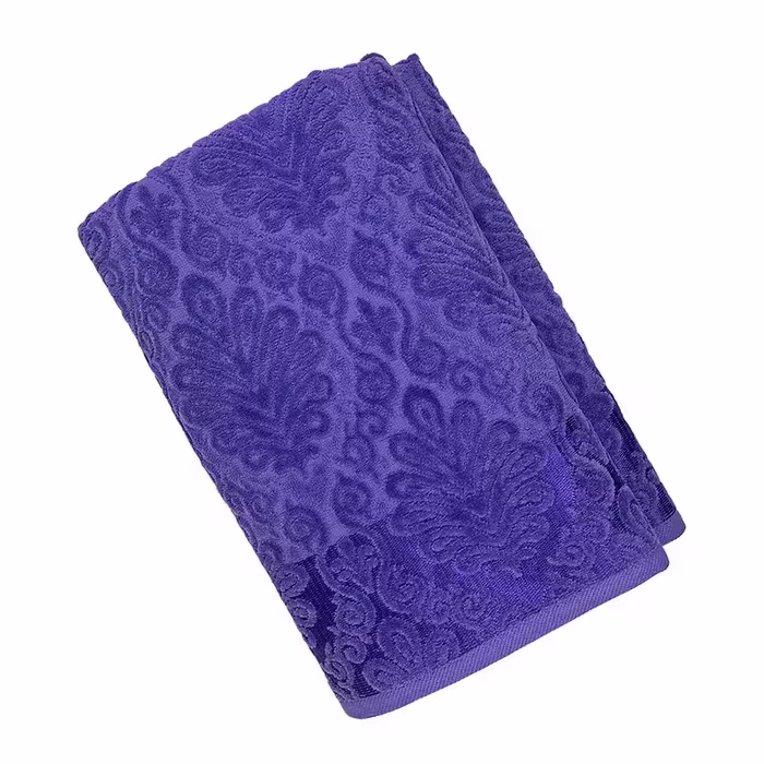 حوله حمام بهباف آذر طرح آکانتوس سایز 100×150 سانتی متر | کالا مکس