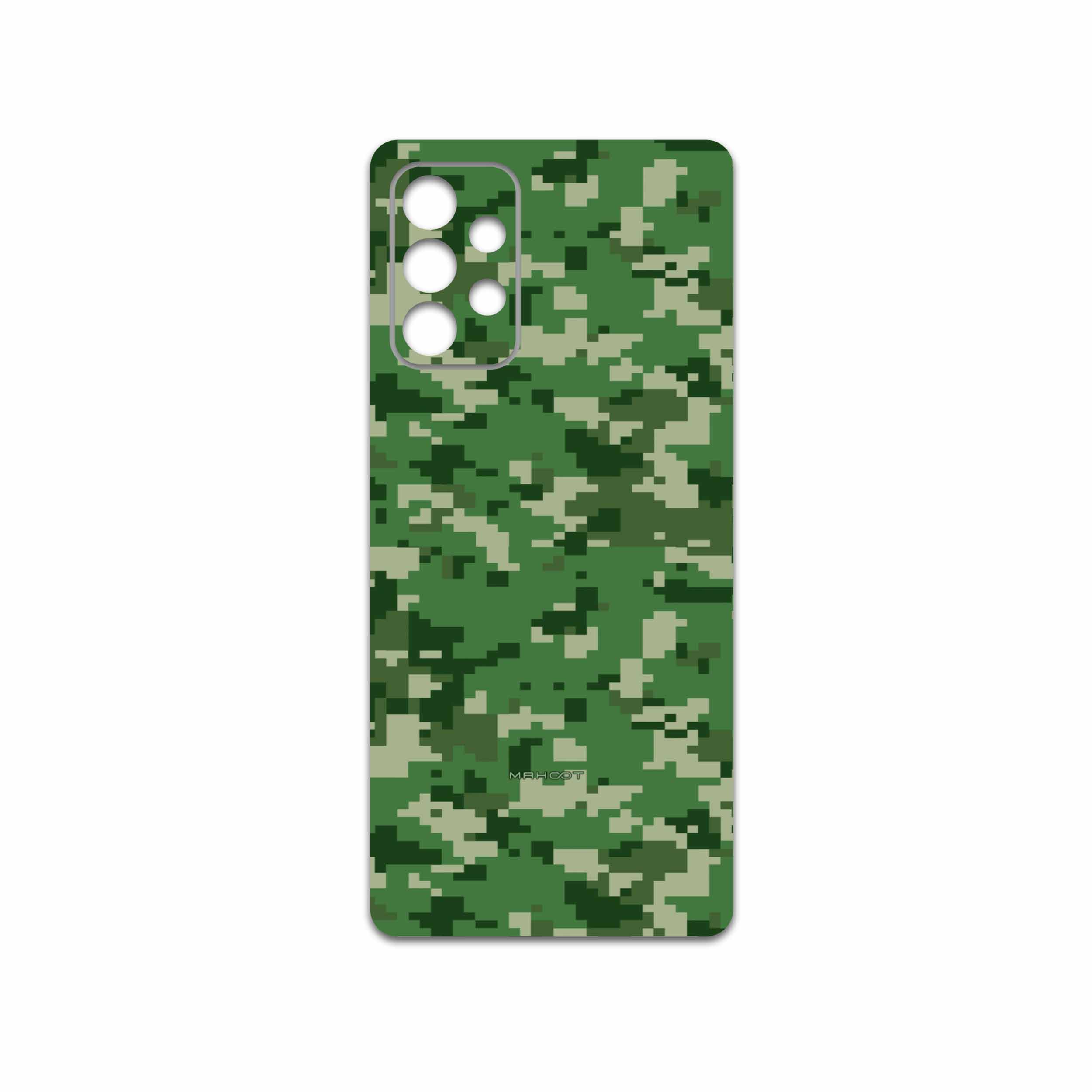 برچسب پوششی ماهوت مدل Army-Green-Pixel مناسب برای گوشی موبایل سامسونگ Galaxy A72