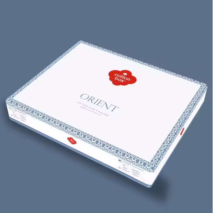 سرویس ملحفه کاتن باکس مدل Orient دو نفره 4 تکه