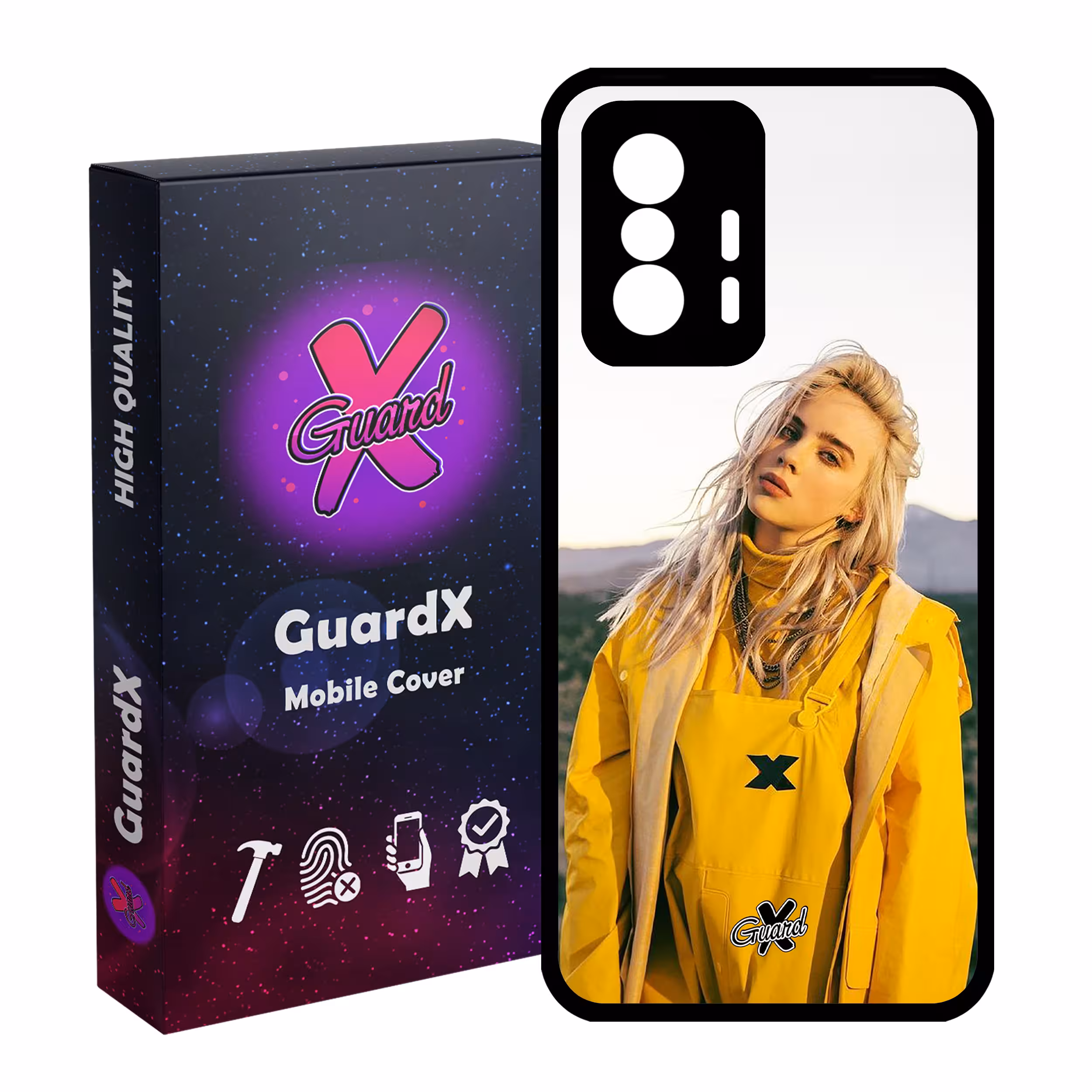 کاور گارد ایکس طرح Billie Eilish مدل Glass10227 مناسب برای گوشی موبایل شیائومی 11T Pro / 11T