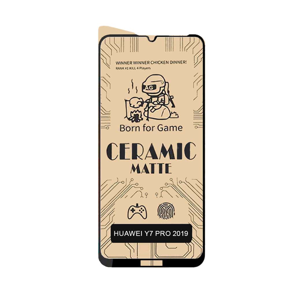 گلس محافظ صفحه نمایش سرامیکی مات هواوی Y7 Pro 2019
