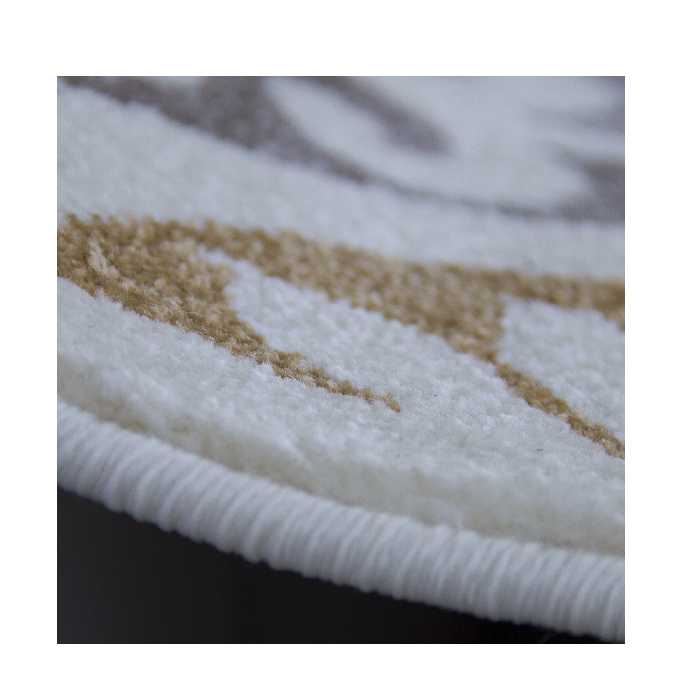 فرش ماشینی ساوین کد 4073 زمینه کرم