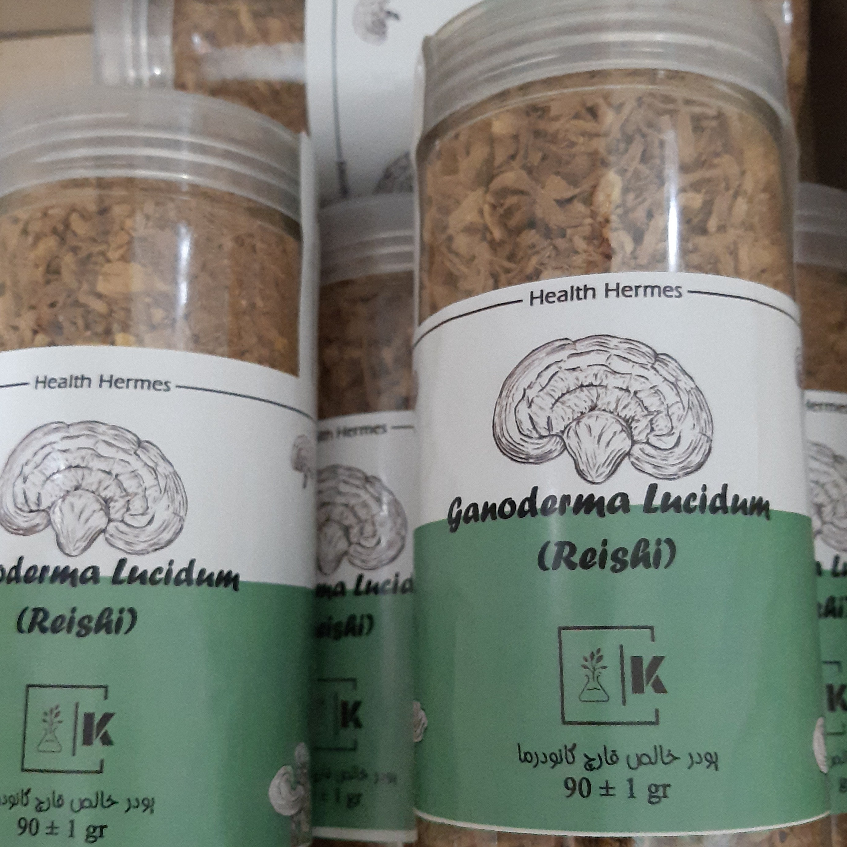 پودر قارچ گانودرما خالص(بسته 90 گرمی)