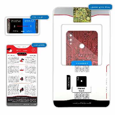 برچسب پوششی ماهوت مدل Red Printed Circuit Board مناسب برای گوشی موبایل هوآوی Nova 3i