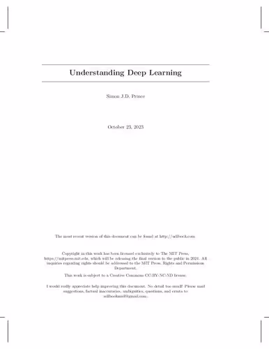 خرید و دانلود نسخه کامل کتاب Understanding Deep Learning