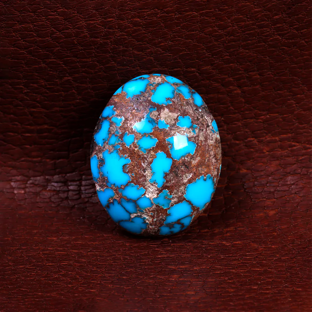 نگین فیروزه شجری کد 15229 - جواهری مشاهیر