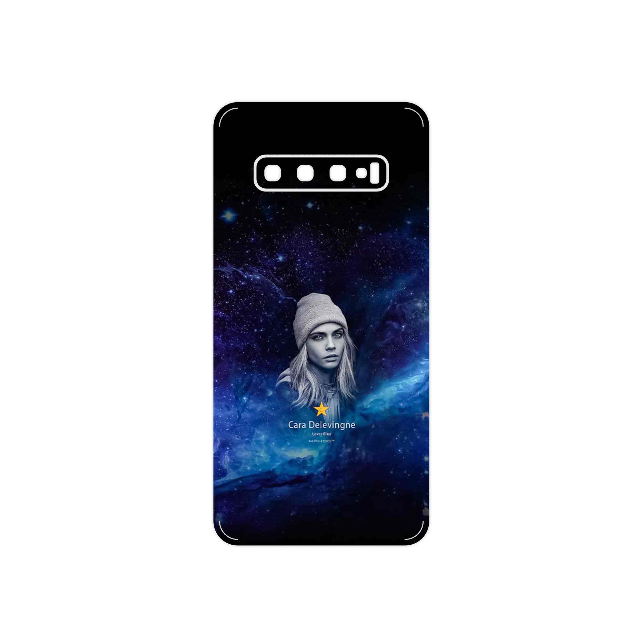 برچسب پوششی ماهوت مدل Cara Delevingne مناسب برای گوشی موبایل سامسونگ Galaxy S10