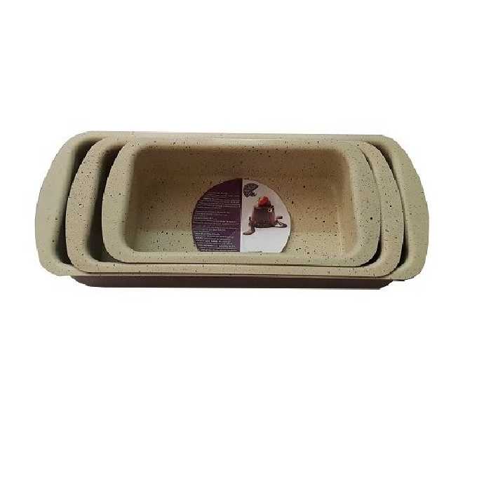 قالب کیک مدل لوف مستطیل مجموعه 3 عددی

