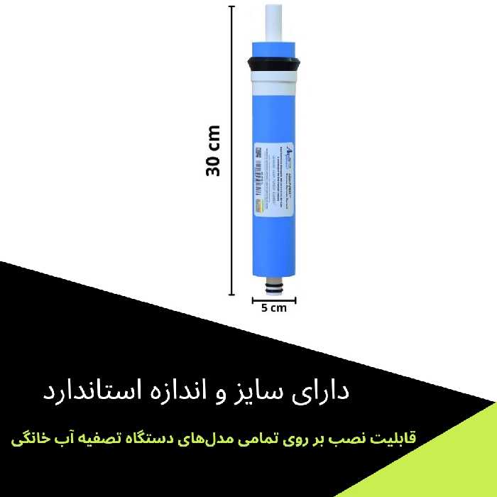فیلتر ممبران دستگاه تصفیه کننده آب آکوا پیورست مدل AP-M4 مجموعه 4 عددی