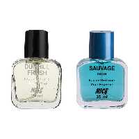عطر جیبی مردانه نایس پاپت مدل Sauvage Dior حجم 35 میلی لیتر به همراه عطر جیبی مردانه نایس پاپت مدل Dunhill Fresh