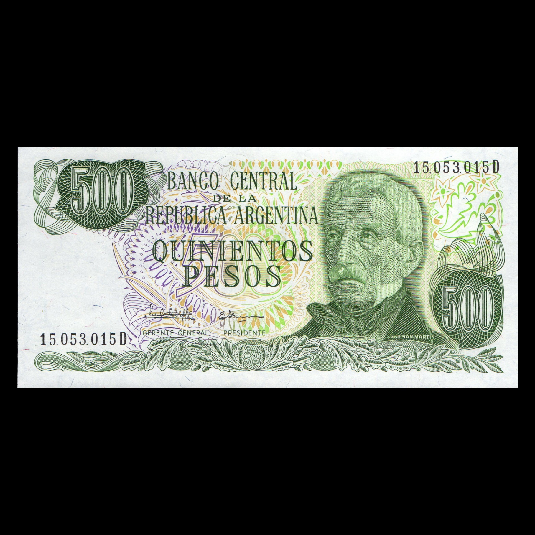 اسکناس تزئینی طرح کشور آرژانتین مدل 500 پزو 1983 UNC