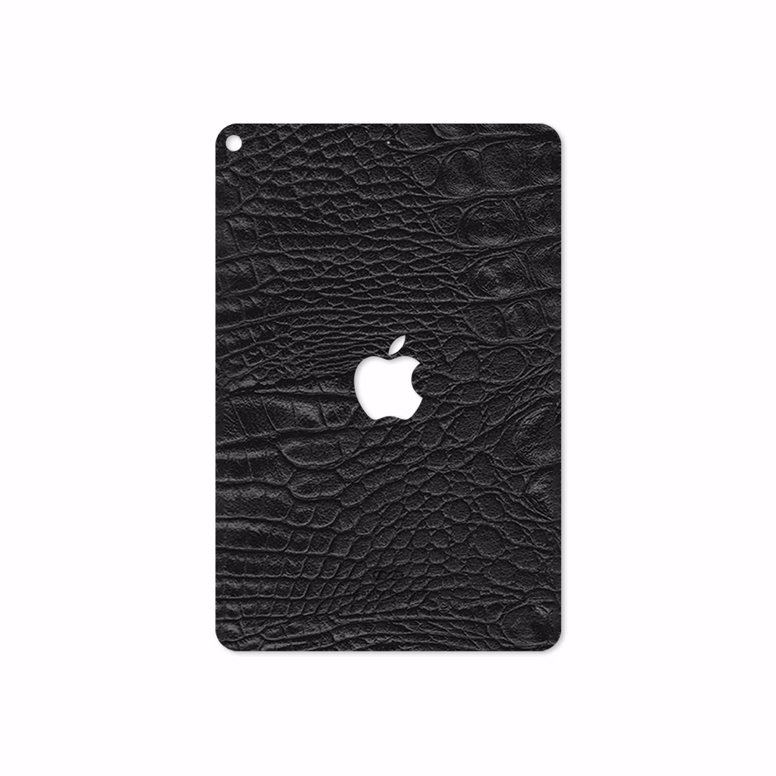 برچسب پوششی ماهوت مدل Black-Crocodile-Leather مناسب برای تبلت اپل iPad mini (GEN 5) 2019 A2125