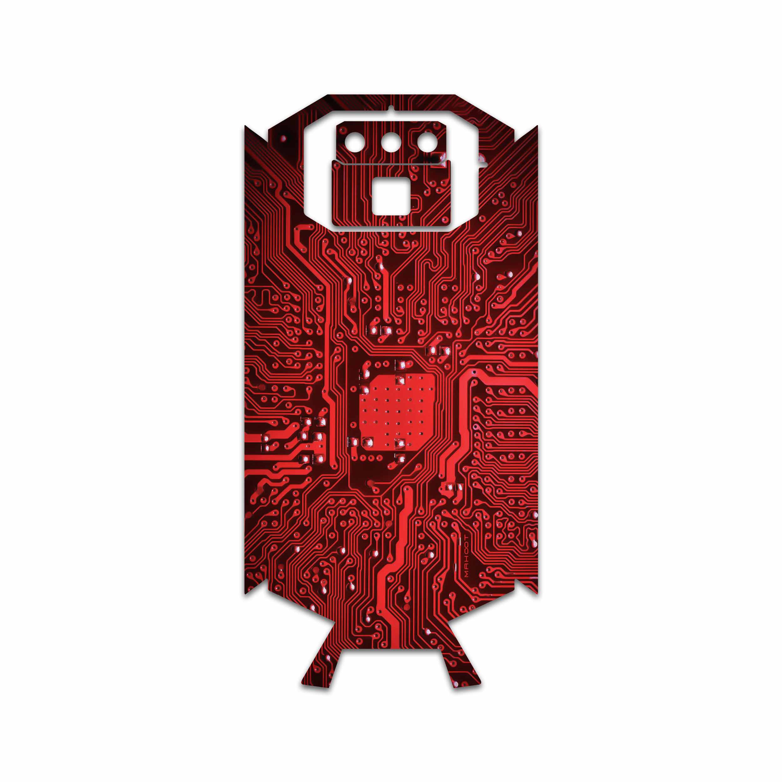برچسب پوششی ماهوت مدل Red Printed Circuit Board مناسب برای گوشی موبایل دوجی S70