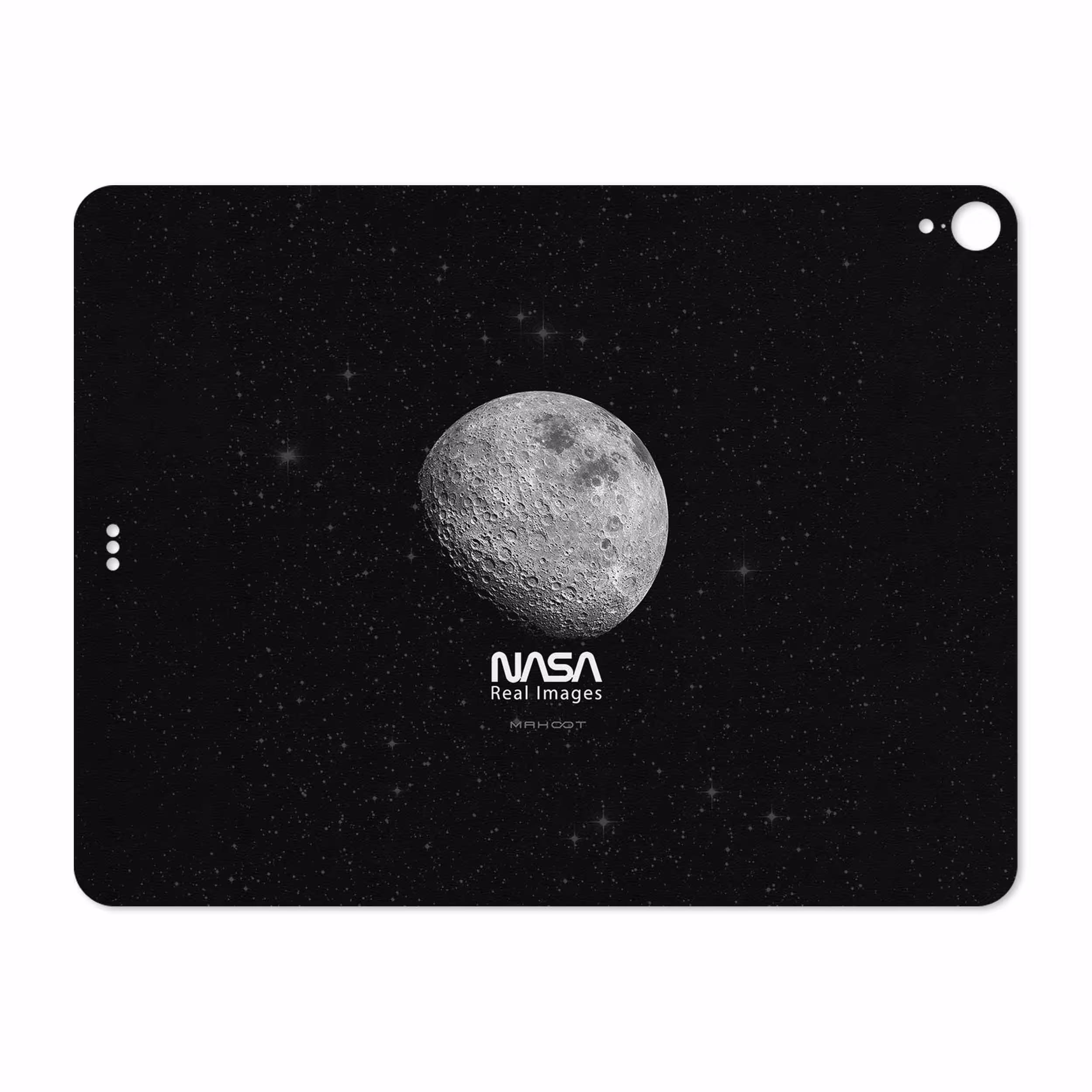 برچسب پوششی ماهوت مدل Moon-By-NASA مناسب برای تبلت اپل iPad Pro 12.9 (GEN 3) 2018 A1876