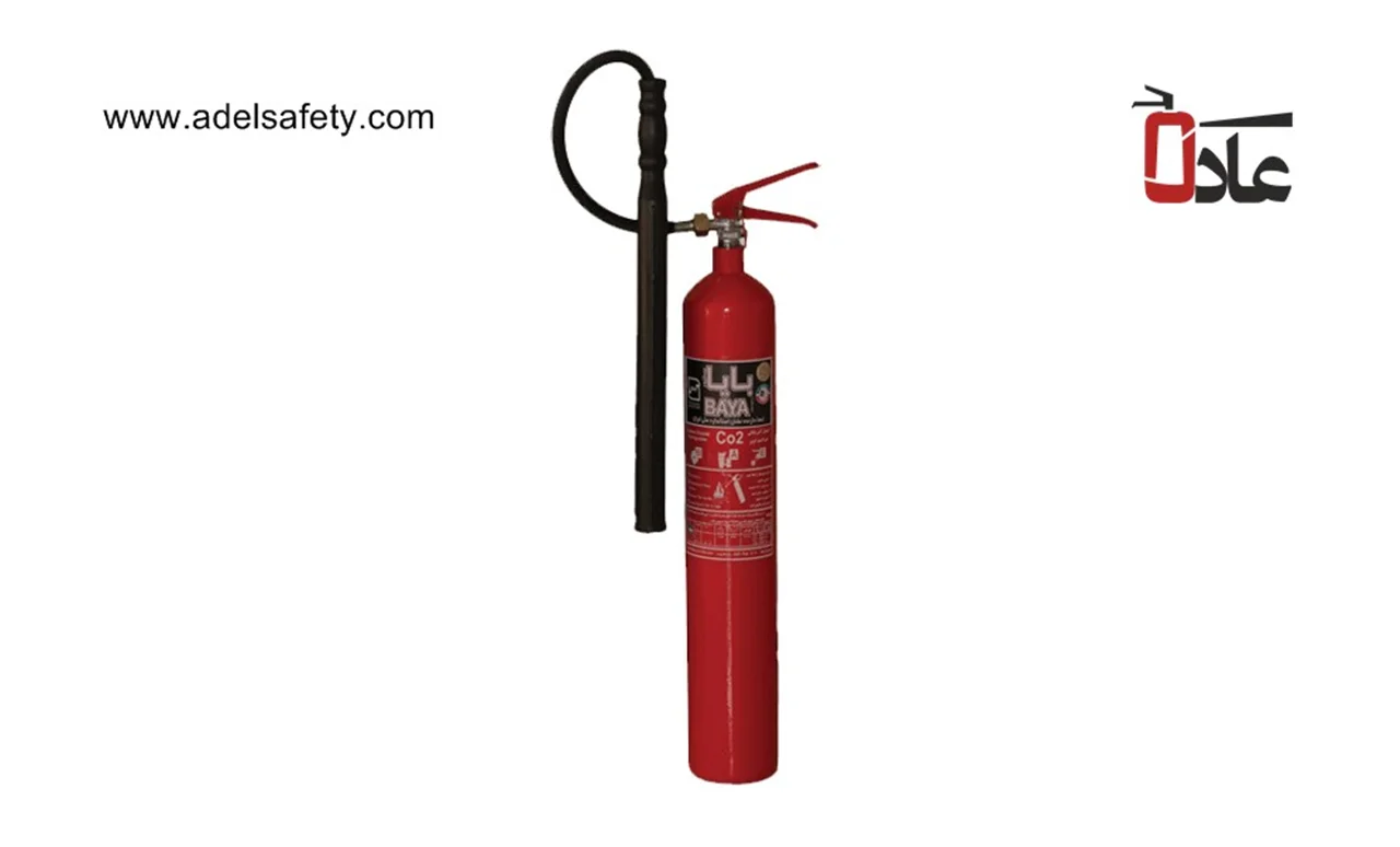کپسول آتش نشانی گاز CO2 بایا سیلندر 4 کیلوگرمی